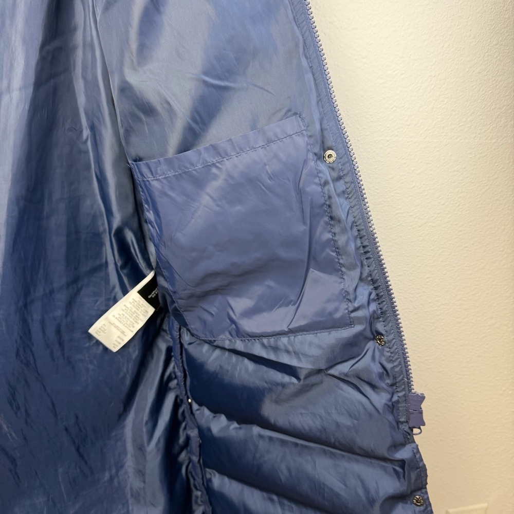 Unisync Alaska Airlines Uniform Belted Puffer Coat Navy Blue Women’s XS - Picture 12 of 13